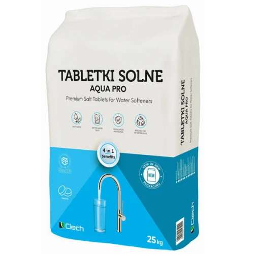 Sól w tabletkach do zmiękczacza Ciech 25kg