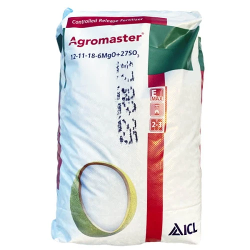 ICL Agromaster 12-11-18+6MgO+27SO3 bezchlorkowy otoczka 25kg