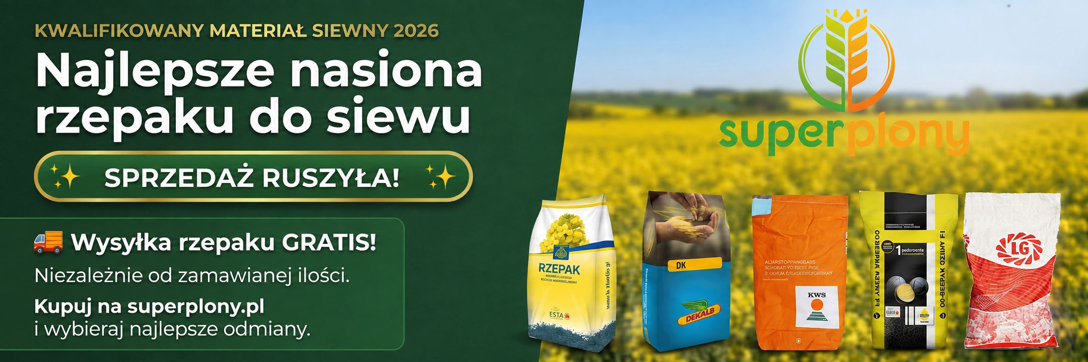 Rzepak 2026 sprzedaż