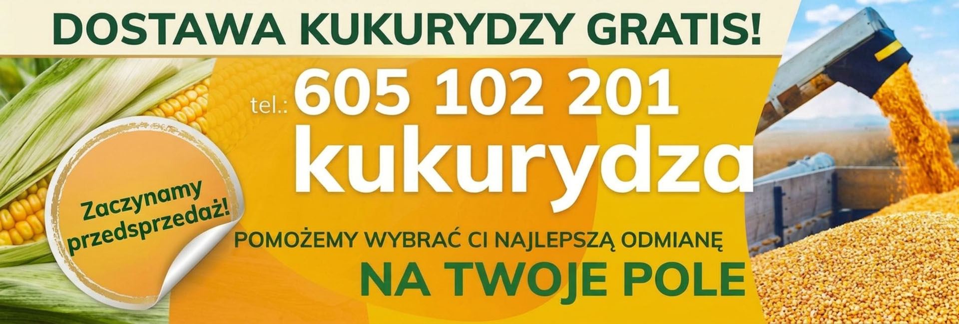 kukurydza 2026 przedsprzedaż