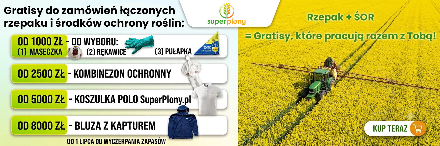 Rzepak + ŚOR gratisy